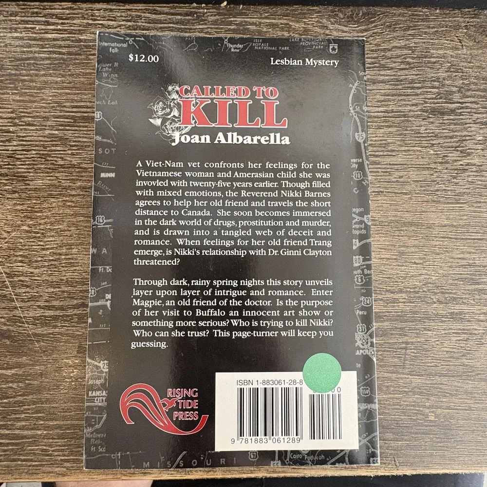 Called To Kill Joan Albarella Lesbian Mystery‎ Crime Romance Paperback Novel